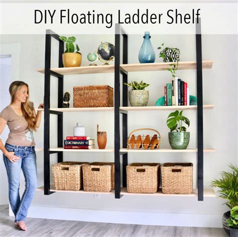 25 Simple Diy Ladder Shelf Plans To Organize Things Creatively
