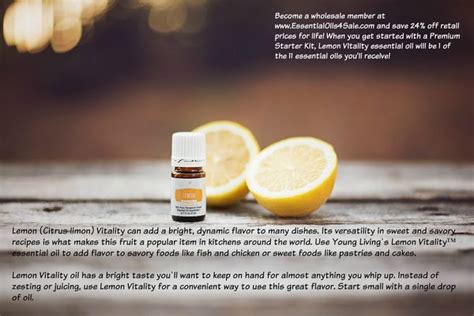 Ways To Use Lemon Vitality Essential Oil Young Living Essential Oils