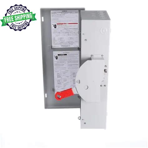 Double Throw 30 Amp 240 Volt 2 Pole Indoor Non Fusible Safety Switch