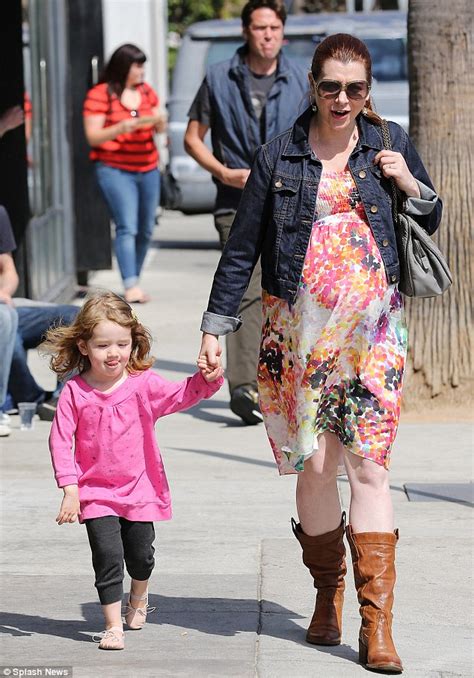 pregnant alyson hannigan enjoys a day out with her husband and daughter in venice beach daily