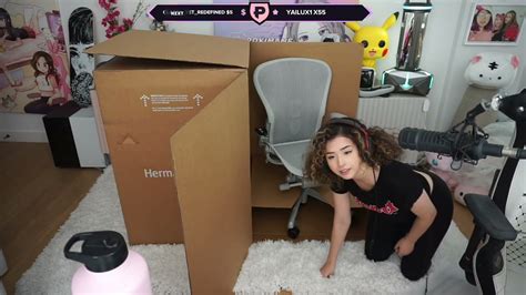 Pokimane Unboxing Chair Youtube