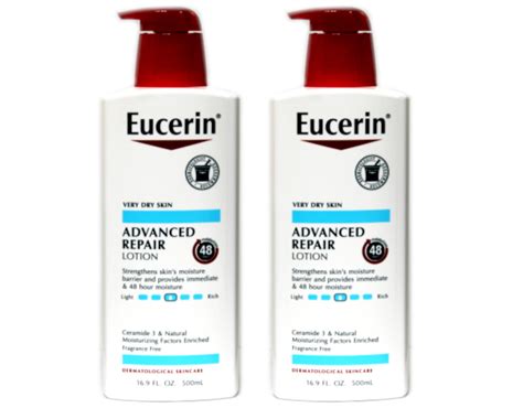 Eucerin Advanced Repair Dry Skin Lotion 169 Oz Pack Of 2