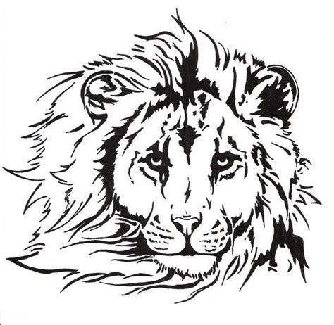 Lion Stencil Lion Stencil Stencils Lion Sculpture