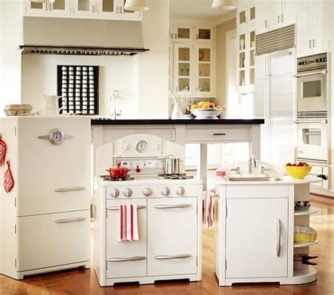 There goes my next paycheck. Simply White Retro Kitchen Collection - Pottery Barn Kids