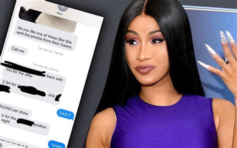Cardi B Reveals Text Message Receipts To Prove She Pulls Over 1