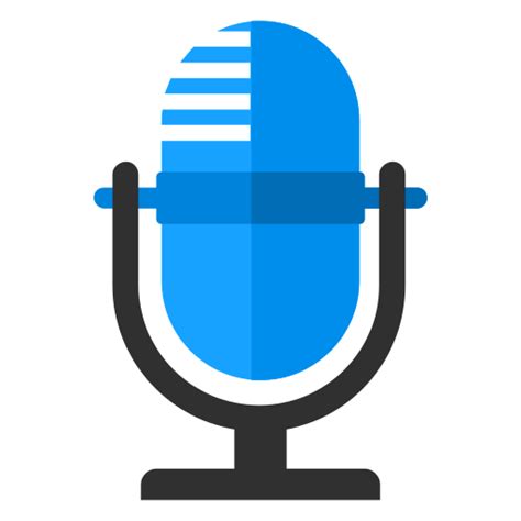 Flat Microphone Icon Transparent Png Svg Vector File Images
