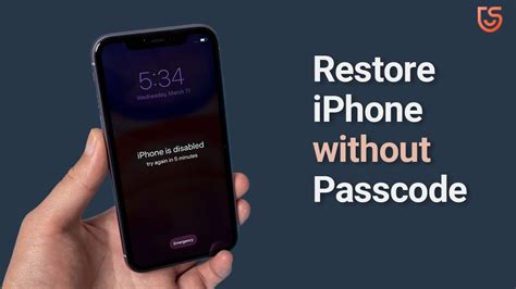 How To Restore Iphone Pro Without Passcode Or Itunes Youtube