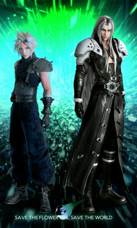 Ff7rcloud And Sephiroth Final Fantasy Art Final Fantasy Vii Final