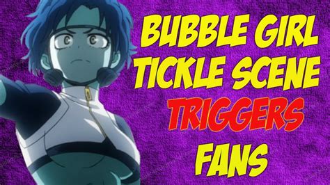 Bubble Girl Tickle Scene Triggers My Hero Acadamia Fans Youtube