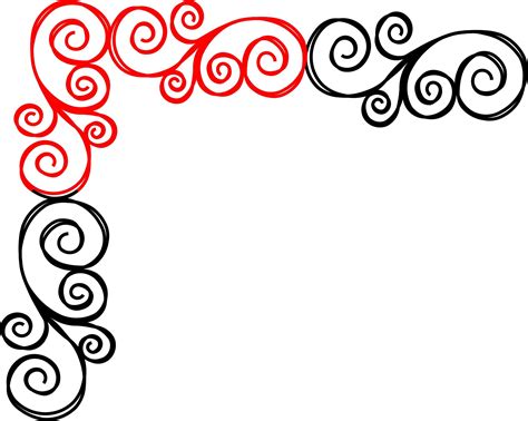 Swirl Border Free Download On Clipartmag