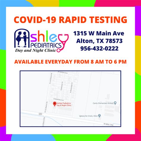 Alton Testing Location Ashley Pediatrics