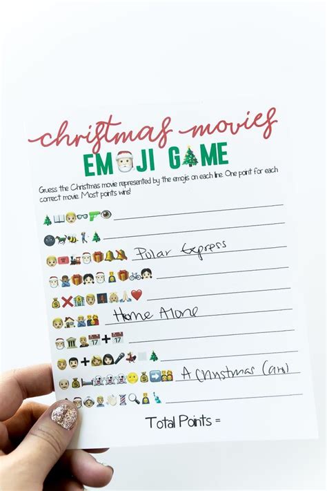 Free Printable Christmas Emoji Games With Answers