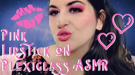 Pink Lipstick And Lipgloss Kisses On Plexiglass 2 Muah In 2020 Lipstick Lipgloss Pink