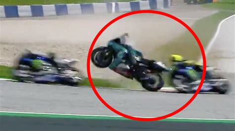 Motogp Terrifying Austrian Gp Crash Leaves Valentino Rossi Fuming