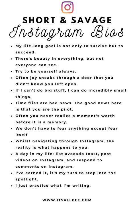 Cute Short Quotes For Instagram Bio Short Quotes Short Quotes