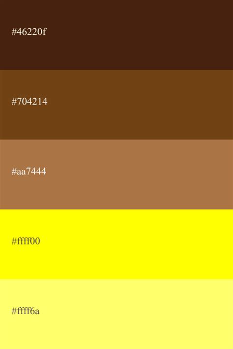 Sepia Color Palette Codes Combinations