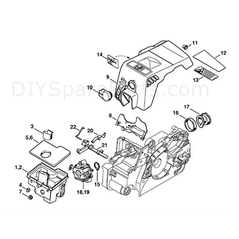 Stihl Ms 180 Chainsaw Ms180c Bdz Parts Diagram Air Filter