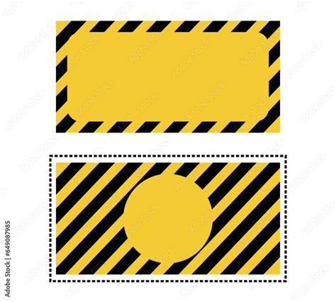 Warning Sign Blank Warning Sign Symbol Caution Sign With To Be