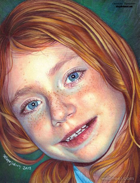 After almost two years of drawing and painting hundreds of blank faces, i had a break through washes of colored pencil can be blended into one another by lightly overlapping. Hyper Realistic Color Pencil Drawing By Christina ...