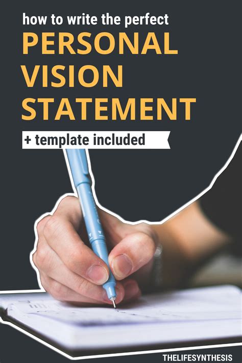 Personal Vision Statement Examples 7 Impactful Models Thelifesynthesis