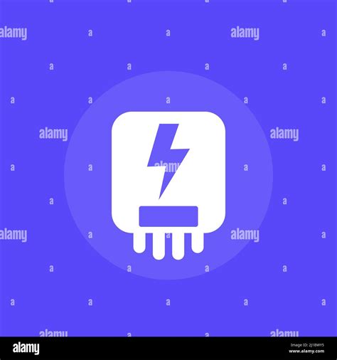 Electric Power Control System Icon Vector Stock Vector Image And Art Alamy