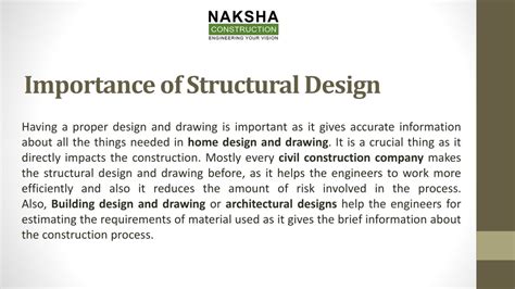 Ppt Why Quality Structural Design And Drawing Are Important For Your