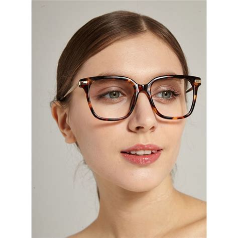 Mincl2018 Fashion Square Frame Eyeglasses Women Optical Glasses Eye