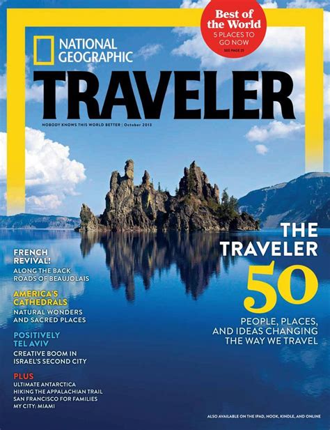 National Geographic Traveler October Digital Travel Magazine