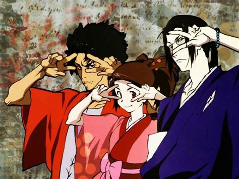 Mugen Jin And Fuu Samurai Champloo Samouraï Champloo Image De Couverture Anime
