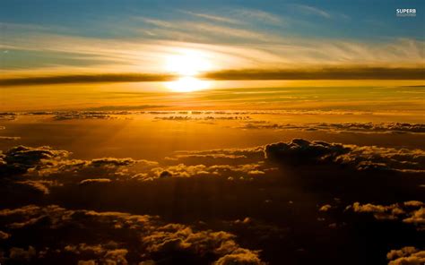 sunset above the clouds wallpaper storm wallpaper nature wallpaper nature desktop wallpaper