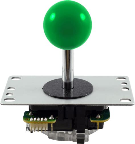 Sanwa JLF-TP-8YT Ball Top Joystick - Green (Arcade)(New) | Buy from ...