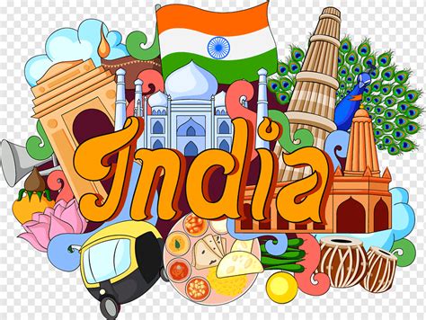 India Food Culture Of India Drawing Doodle Cartoon Recreation