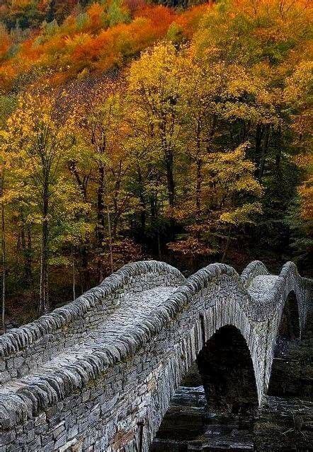 Pin By Julie Fenn On Autumn Splendor Old Bridges Bridge Nature