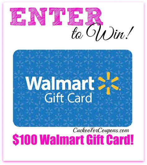 Giveaway Win A 100 Walmart T Card From Ebates Walmart T
