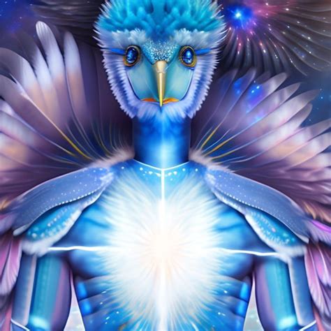 Blue Avian Starseed Art In 2023 Avian Aliens And Ufos Artwork