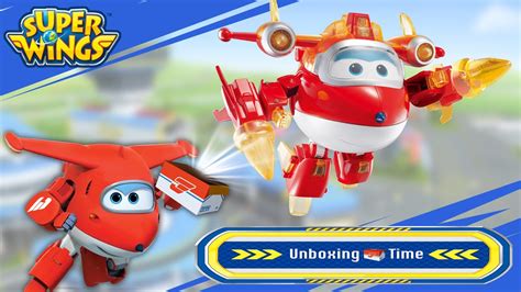 🎁super Wings Deluxe Transforming Deluxe Transforming Fire Jett With