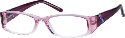 Purple Plastic Full Rim Frame With Spring Hinges 2883 Zenni Optical Eyeglasses