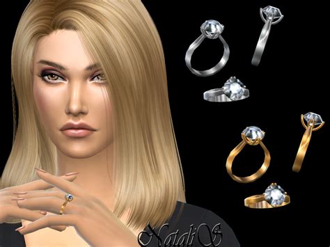 The Sims Resource Natalisround Solitaire Diamond Ring