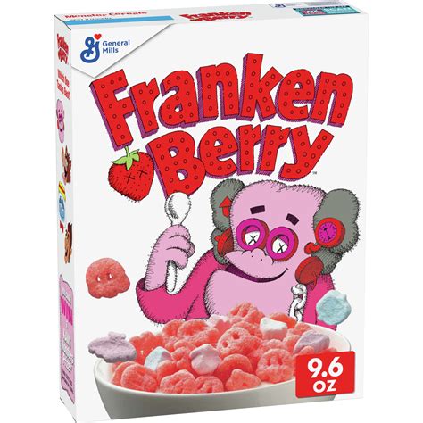 Monsters General Mills Breakfast Cereal Franken Berry Halloween Strawberry Flavor With