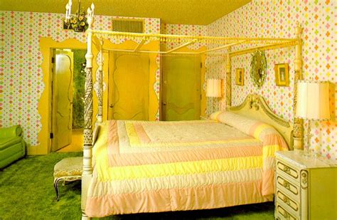kitschy living retro bedrooms 70s bedroom retro room
