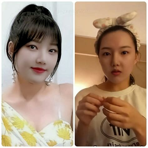 Beautiful Gfriend S Yerin Jung Yerin With And Without Makeup G Friend Without Makeup Pinup
