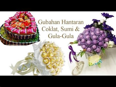 Koleksi gubahan hantaran menyediakan pelbagai jenis gubahan hantaran,bunga telor. Gubahan Hantaran Coklat, Sumi & Gula-Gula - YouTube