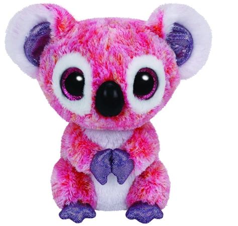 Cute Ty Beanie Boos Scout Kacey Pink Koala Bear Plush Stuffed Animals