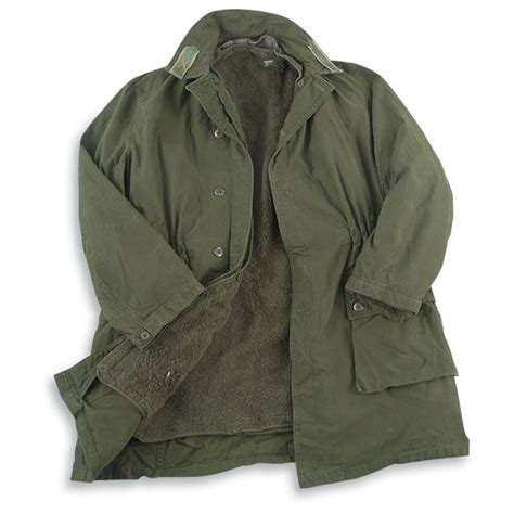 Swedish Army M90 Cold Weather Parka Coat Rolled Hood Forces Uniform And