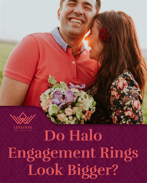 Do Halo Engagement Rings Look Bigger Leyloon Jewelry