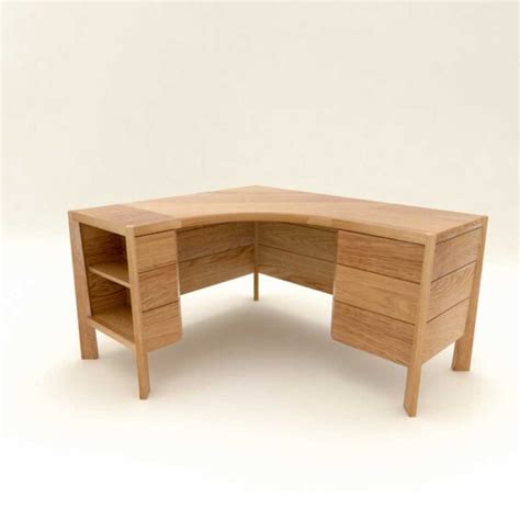 Corner Desk In Oak The Stylish Desk Dovetailors