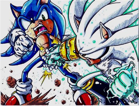 He is an anthropomorphic hedgehog hailing from at least two hundred years into the future where his role is to. Sonic vs Silver | Sonic the Hedgehog! Amino