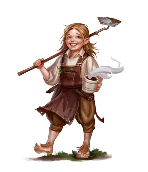 Dnd Character Art Female Halfling Ella Art