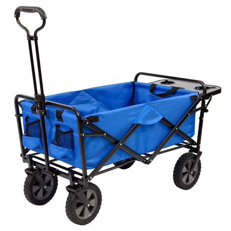Mac Sports Collapsible Folding Outdoor Garden Utility Wagon Cart With
