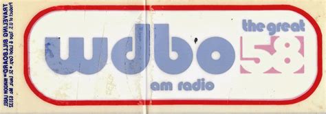 Radio Sticker Of The Day Wdbo